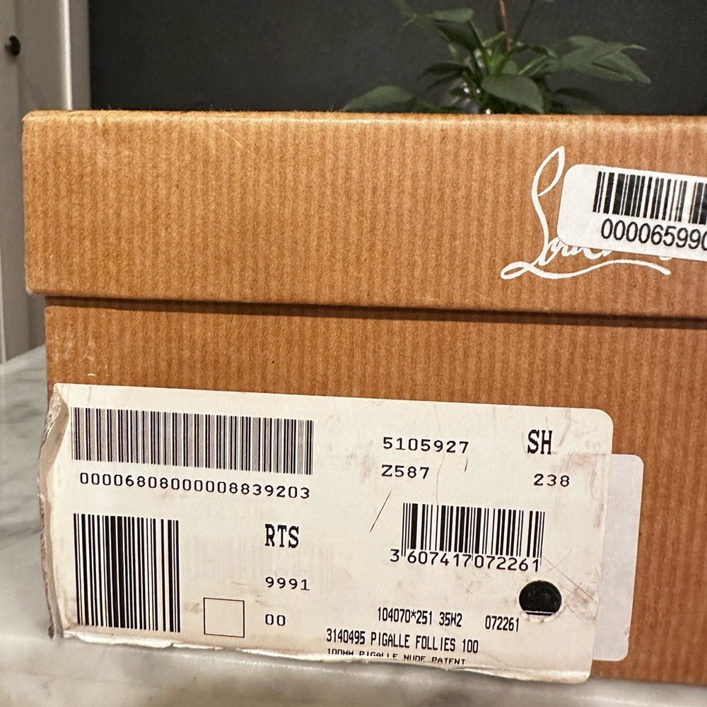 Louboutin Nude patent leather 35 - Picture 5 of 5
